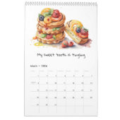 1年の焼きインスピレーション カレンダー (3月 2026)