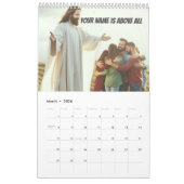 1年の猶予と恵み暦 カレンダー (3月 2026)