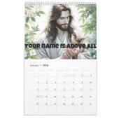 1年の猶予と恵み暦 カレンダー (1月 2026)