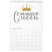 1年の美しい動機 カレンダー (1月 2027)