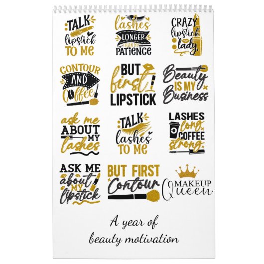 1年の美しい動機 カレンダー (カバー)