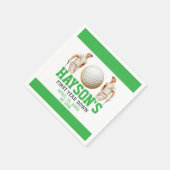 1年も下がってゴルフだ!誕生日パーティー スタンダードカクテルナプキン (角)