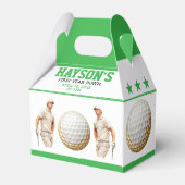 1年も下がってゴルフだ！誕生日パーティー フェイバーボックス (裏面サイド)