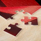 1年オウム記念日コインレッドリボン ジグソーパズル (側面)