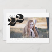 1年パノラはっきりしたム卒業記念パーティー発表 招待状 (正面)