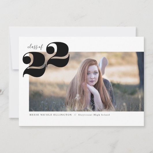 1年パノラはっきりしたム卒業記念パーティー発表 招待状 (正面)