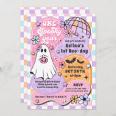 1年不気味ハロウィーン幽霊1日 招待状 (正面/裏面)