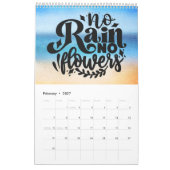 1年前向き考え カレンダー (2月 2027)