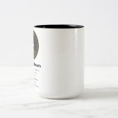 1年勤続記念日 |従業員の評価 ツートーンマグカップ (中央)