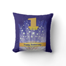 1年名前をカスタムする12ステップ記念はっきりした番号