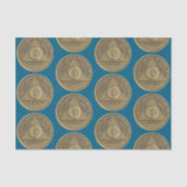 1年復興記念コイン 薄葉紙 (正面)