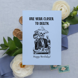 1年死に近い失礼なハッピーバースデーカード シーズンカード