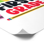 1年生おもしろい1年生1日目 ポスター (角)