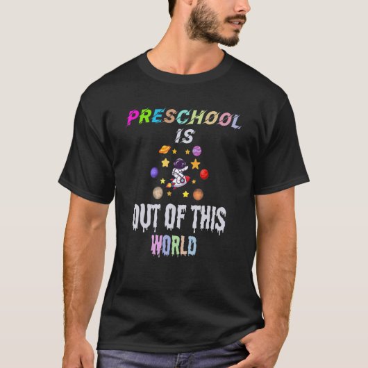 1年生が世界からかわいい宇宙飛行士の帰り Tシャツ (正面)