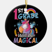 1年生が魔法のかわいいユニコーン・ロック1st セラミックオーナメント (正面)