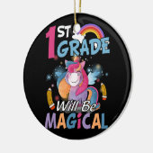 1年生が魔法のかわいいユニコーン・ロック1st セラミックオーナメント (左)