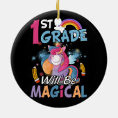 1年生が魔法のかわいいユニコーン・ロック1st セラミックオーナメント (裏面)