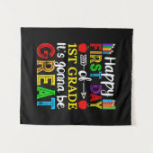 1年生で幸せな1日目 タペストリー (正面(横))