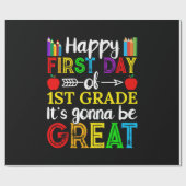 1年生で幸せな1日目 ラッピングペーパー (フラット)