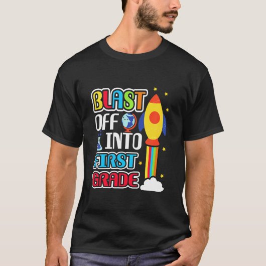 1年生に子供が爆破 – 学校1日目 Tシャツ (正面)
