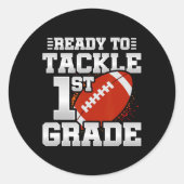 1年生に挑戦する – 学校の初日 – 1年生 ラウンドシール (正面)