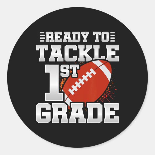 1年生に挑戦する – 学校の初日 – 1年生 ラウンドシール (正面)