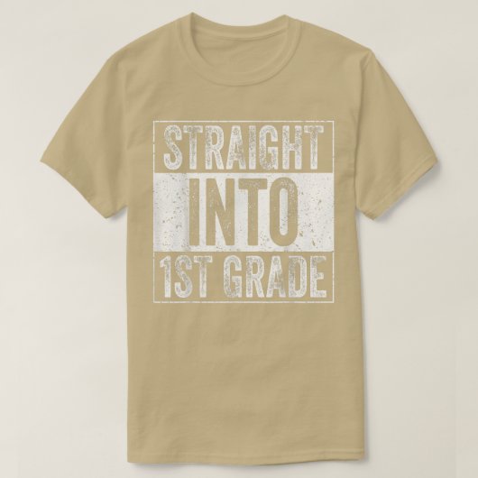 1年生に直進新学期1年生 Tシャツ (デザイン正面)