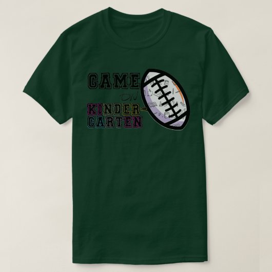 1年生のアメリカンサッカーファンの試合の初日 Tシャツ (デザイン正面)