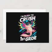 1年生のウーパールックバックトゥスクールを粉砕する準備ができた 招待状 (正面/裏面)