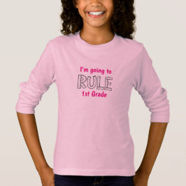 1年生のルールに行く Tシャツ