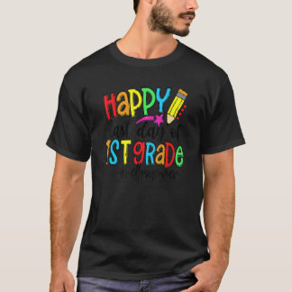1年生の先生のための学校最後の日 こんにちは夏 Tシャツ
