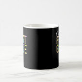 1年生の先生シャツ、絞り染めヒョウHello Fir コーヒーマグカップ (中央)