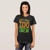 1年生の動物園クルー新学期野生動物Sa Tシャツ (正面フル)