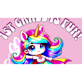 1年生の女の子のためのユニコーン