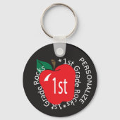 1年生の岩 – 学校先生 キーホルダー (裏面)