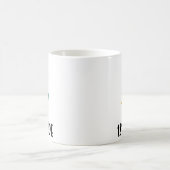 1年生の平和の日1年生の卒業おもしろい者 コーヒーマグカップ (中央)