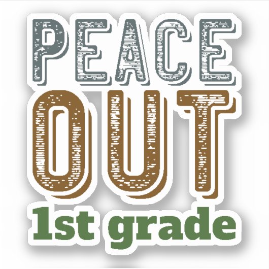 1年生の平和 シール (正面)