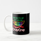1年生の得Crayおもしろいの100感じ日 コーヒーマグカップ (左)