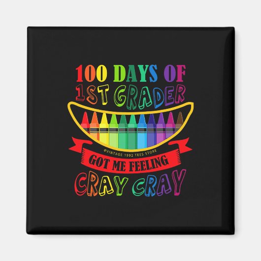 1年生の得Cray感じ先生 マグネット (正面)