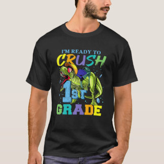 1年生の恐竜をシュオに戻す準備ができている Tシャツ