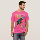 1年生の新学期Tレックスを粉砕する Tシャツ (正面フル)
