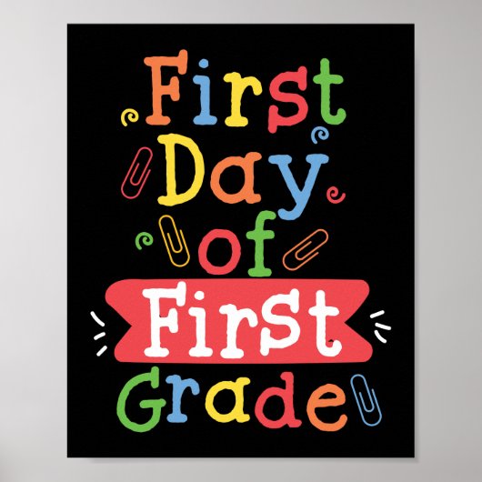 1年生の最初の日こんにちは1年生先生 ポスター (正面)