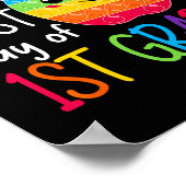 1年生の最初の日先生女の子の男の子戻る ポスター (角)