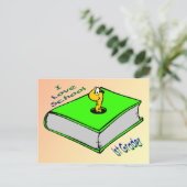 1年生の本虫 – 私は学校が好き ポストカード (スタンド正面)