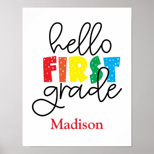 1年生の看板ポスター壁画の1日目 ポスター (正面)