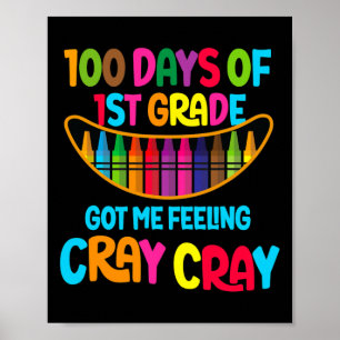 1年生の私のCray Crの幸せ100得の感じ日 ポスター