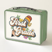 1年生の花と鉛筆 メタルランチボックス (裏面)