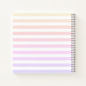 1年生の虹のオリジナルノート ノートブック (裏面)