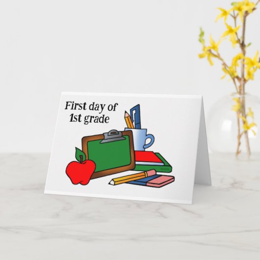 *1年生の1日目» カード (黄色い花)