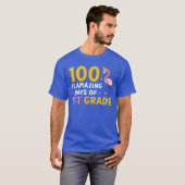 1年生の100日間フラミンゴf tシャツ (正面フル)